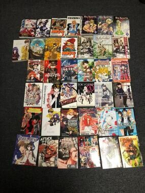 Manga Mix Lot 38 Books Naruto Her Majesty's Dog Inuyasha Anime Asian
